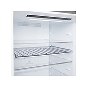 LG Kombinovani frižider sa donjim zamrzivačem, DoorCooling+™ tehnologija, ThinQ™, kapacitet 465L, Prednja gornja vrata otvorena sa pogledom na hranu, GBBW322CPY, thumbnail 4
