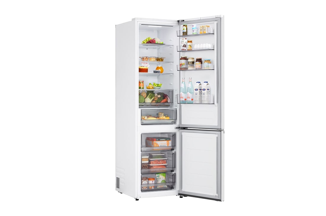 LG Kombinovani frižider sa donjim zamrzivačem, DoorCooling+™ tehnologija, ThinQ™, kapacitet 375L, Fioka bez hrane, GBBSJ2CCSW, thumbnail 7