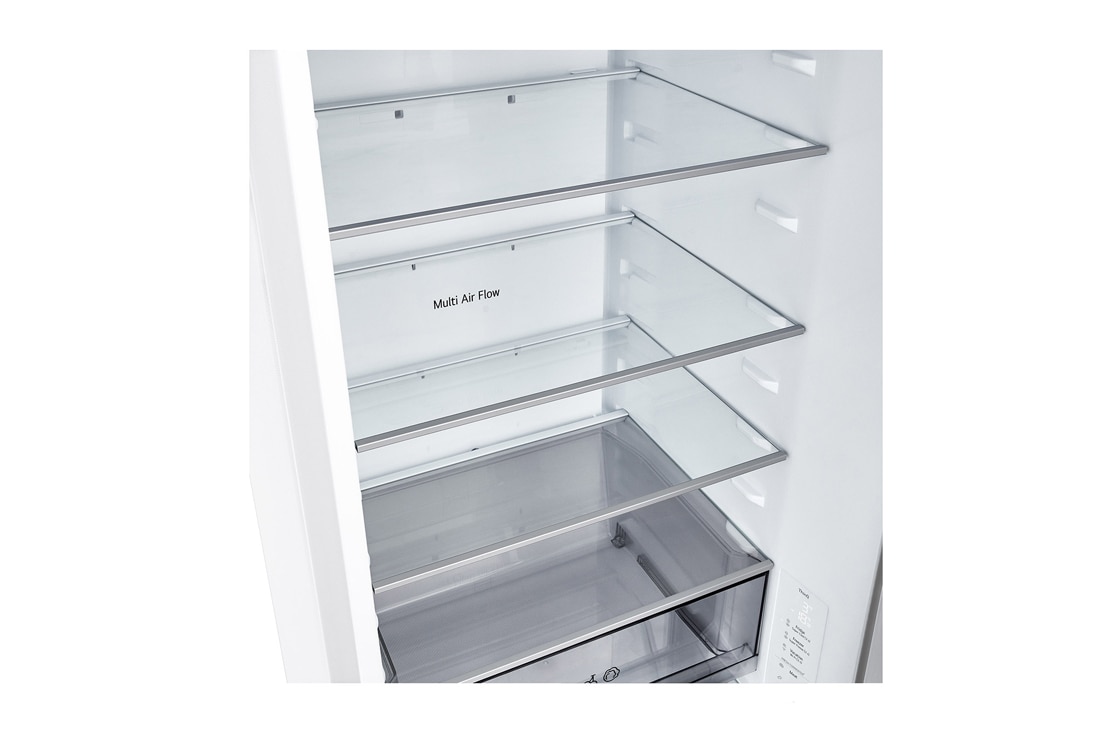 LG Kombinovani frižider sa donjim zamrzivačem, DoorCooling+™ tehnologija, ThinQ™, kapacitet 375L, Posuda za led  pogled 2, GBBSJ2CCSW, thumbnail 9