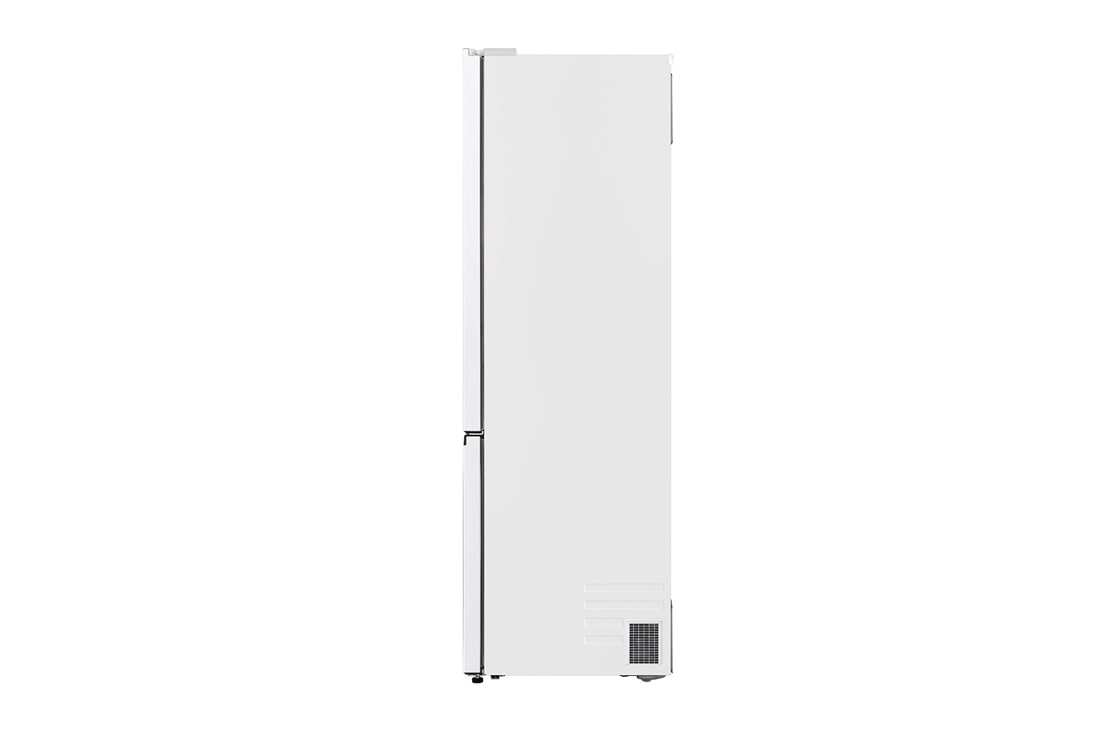 LG Kombinovani frižider sa donjim zamrzivačem, DoorCooling+™ tehnologija, ThinQ™, kapacitet 375L, Pogled sa desne strane, GBBSJ2CCSW, thumbnail 14