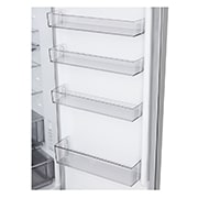 LG Kombinovani frižider sa donjim zamrzivačem, DoorCooling+™ tehnologija, ThinQ™, kapacitet 375L, Pogled sa leve strane, GBBS322CPY, thumbnail 12