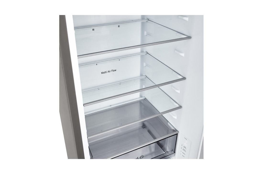 LG Kombinovani frižider sa donjim zamrzivačem, DoorCooling+™ tehnologija, ThinQ™, kapacitet 375L, Kombinovani frižider sa donjim zamrzivačem, DoorCooling+™ tehnologija, ThinQ™, kapacitet 375L, GBBSJ20EPY, thumbnail 6