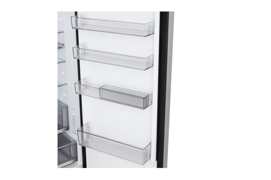 LG Kombinovani frižider sa donjim zamrzivačem, DoorCooling+™ tehnologija, ThinQ™, kapacitet 375L, Kombinovani frižider sa donjim zamrzivačem, DoorCooling+™ tehnologija, ThinQ™, kapacitet 375L, GBBS726CMB, thumbnail 9