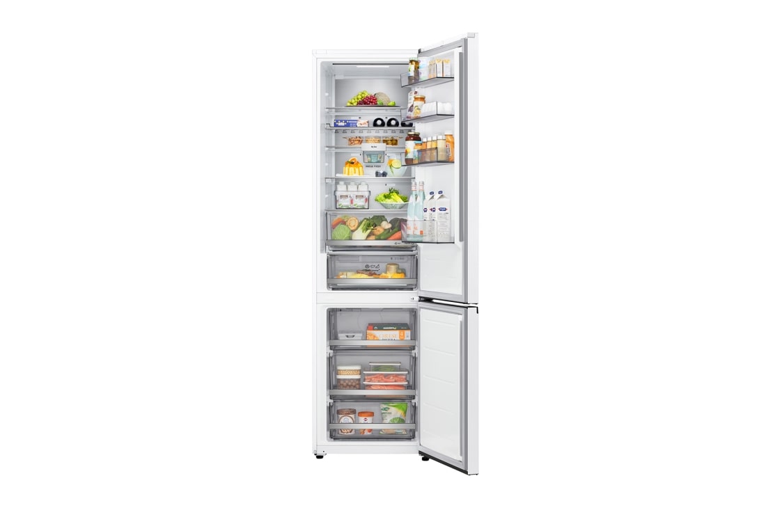 LG Kombinovani frižider sa donjim zamrzivačem, DoorCooling+™ tehnologija, ThinQ™, kapacitet 375L, Kombinovani frižider sa donjim zamrzivačem, DoorCooling+™ tehnologija, ThinQ™, kapacitet 375L, GBBS726CSW, thumbnail 3