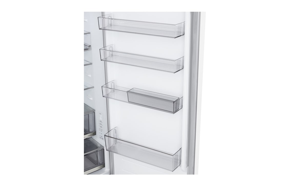 LG Kombinovani frižider sa donjim zamrzivačem, DoorCooling+™ tehnologija, ThinQ™, kapacitet 375L, Kombinovani frižider sa donjim zamrzivačem, DoorCooling+™ tehnologija, ThinQ™, kapacitet 375L, GBBS726CSW, thumbnail 12