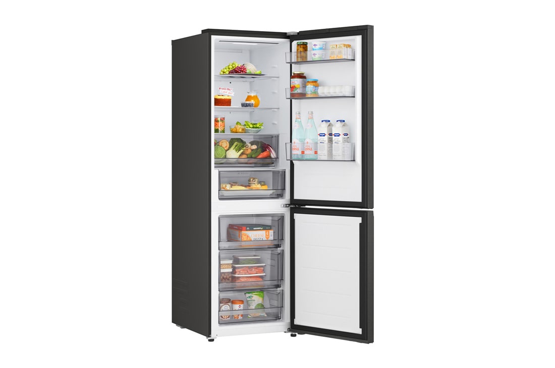 LG Kombinovani frižider sa donjim zamrzivačem, DoorCooling+™ tehnologija, ThinQ™, kapacitet 333L, Prikaz detalja fioke, GBBSJ11DEP, thumbnail 9