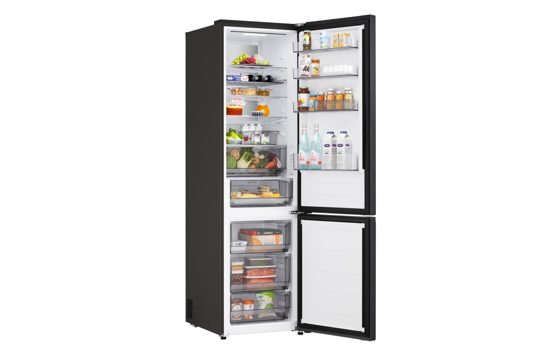 LG Kombinovani frižider sa donjim zamrzivačem, DoorCooling+™ tehnologija, ThinQ™, kapacitet 375L, Kombinovani frižider sa donjim zamrzivačem, DoorCooling+™ tehnologija, ThinQ™, kapacitet 375L, GBBS524CEV, thumbnail 8