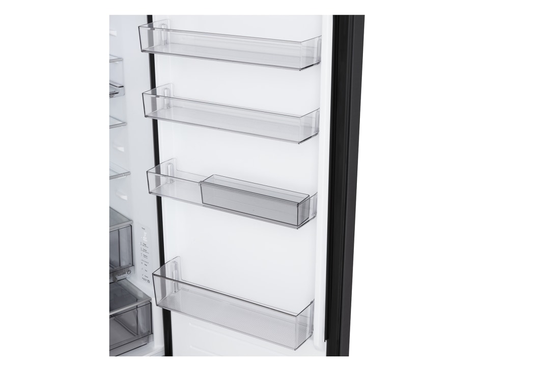 LG Kombinovani frižider sa donjim zamrzivačem, DoorCooling+™ tehnologija, ThinQ™, kapacitet 375L, Kombinovani frižider sa donjim zamrzivačem, DoorCooling+™ tehnologija, ThinQ™, kapacitet 375L, GBBS524CEV, thumbnail 12