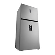 LG Kombinovani frižider sa gornjim zamrzivačem, DoorCooling+™ tehnologija, ThinQ™, kapacitet 609L, Pogled sa leve strane, GTFV61PYBQD, thumbnail 15