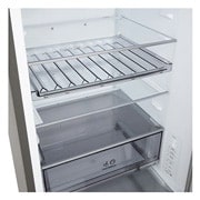 LG Kombinovani frižider sa donjim zamrzivačem, DoorCooling+™ tehnologija, ThinQ™, kapacitet 333L, Prednja sva vrata otvorena sa pogledom na hranu, GBBS312APY, thumbnail 11