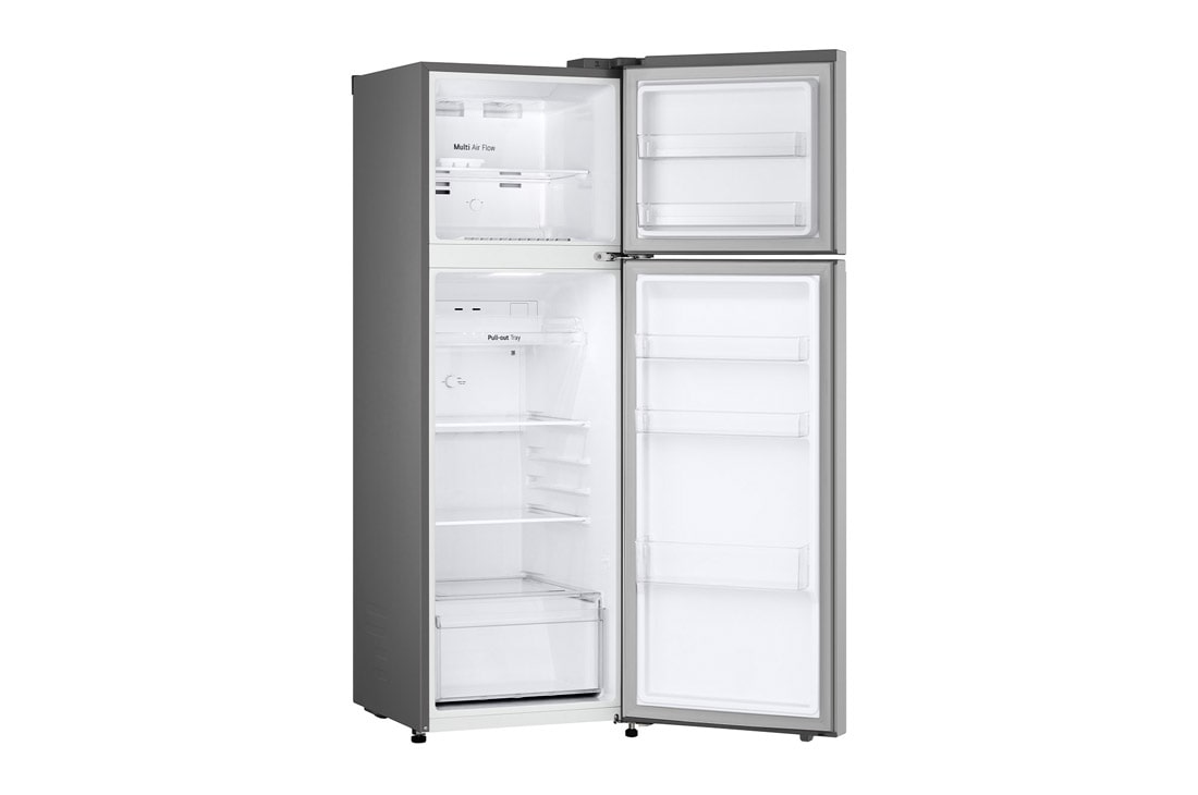 LG Kombinovani frižider sa gornjim zamrzivačem, DoorCooling+™ tehnologija, kapacitet 266L, Prednja sva vrata otvorena bez pogleda na hranu, GTBV20PYZJD, thumbnail 8