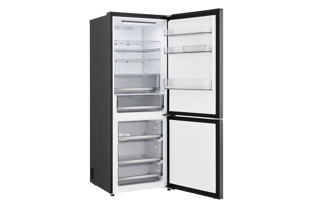 LG Kombinovani frižider sa donjim zamrzivačem, DoorCooling+™ tehnologija, ThinQ™, kapacitet 412L, Posuda za led  pogled 2, GBBW312CEV, thumbnail 9