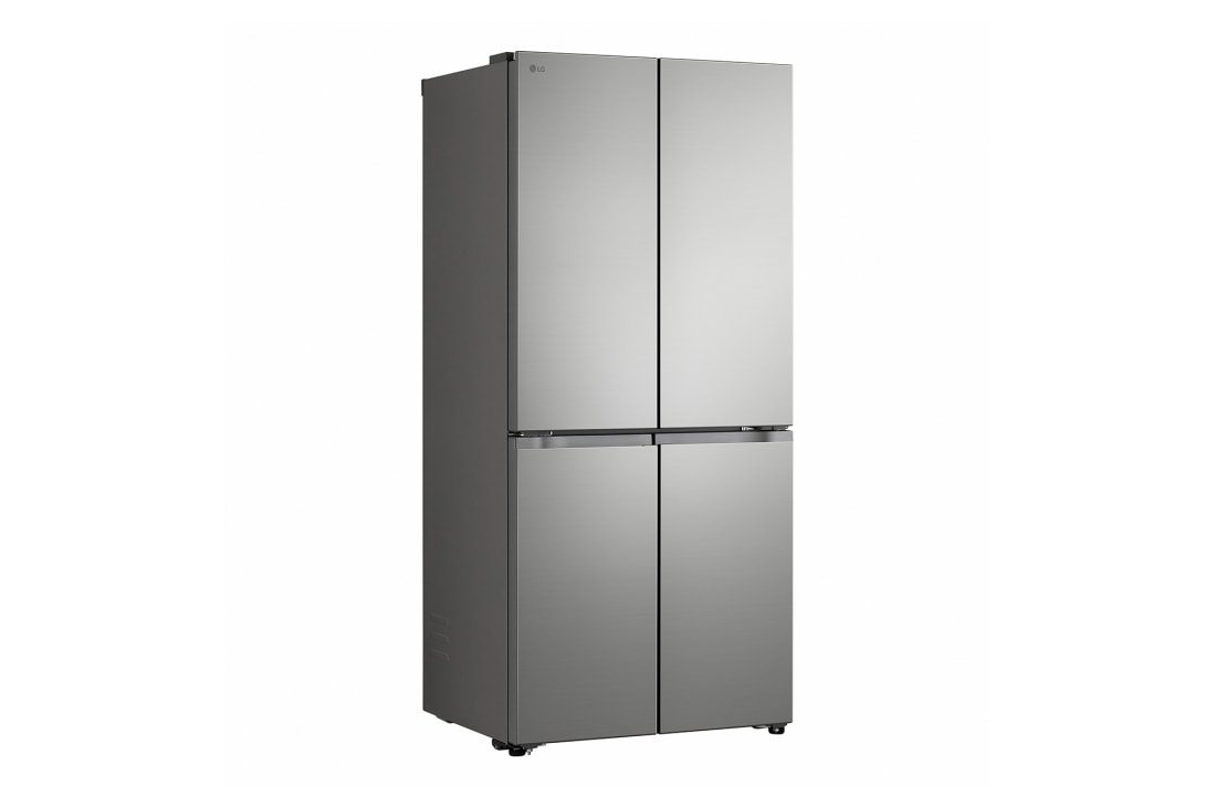 LG Multi-Door frižider, DoorCooling+™ tehnologija, ThinQ™, kapacitet 580L, Front open view with food stored, GMBS30SEPY, thumbnail 2