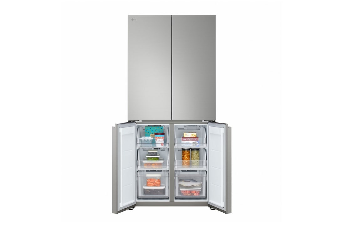 LG Multi-Door frižider, DoorCooling+™ tehnologija, ThinQ™, kapacitet 580L, Freezer interior view, GMBS30SEPY, thumbnail 9