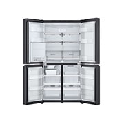 LG Multi-Door frižider, DoorCooling+™ tehnologija, ThinQ™, kapacitet 645L, Prednja sva vrata otvorena bez pogleda na hranu, GMF960EV2E, thumbnail 3
