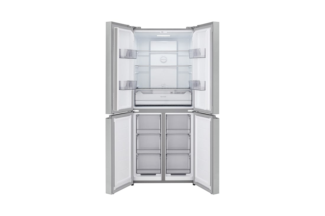 LG Multi-Door frižider, kapacitet 400L, Prednja sva vrata otvorena bez pogleda na hranu, GMM43PYBER, thumbnail 2
