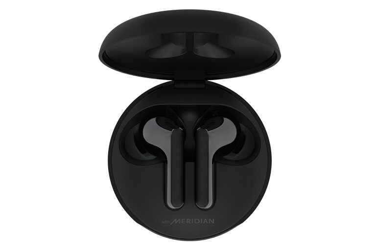 Prikaz proizvoda Tone Free odozgo nadole na beloj pozadini. Obe kutije za punjenje su otvorene.