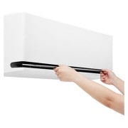 LG 3,5 kW DUALCOOL AI Air Premium single split klima-uređaj, Ruke otvaraju donju lopaticu LG klima-uređaja radi čišćenja ili održavanja, H12S1PA, thumbnail 14