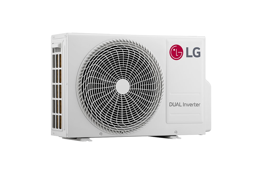 LG 2,5 kW DUALCOOL Special EC Single Split inverterski klima-uređaj, left view outdoor, S09EC, thumbnail 11