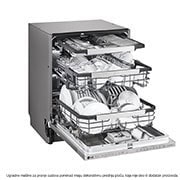 LG QuadWash™ Ugradne parna mašina za pranje sudova sa TrueSteam™ tehnologijom, 14 kompleta , DB425TXS, DB425TXS, thumbnail 8