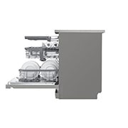 LG QuadWash™ Mašina za pranje sudova sa TrueSteam™ tehnologijom pare, vrata sa automatskim otvaranjem, set za 14 kompleta, ThinQ™, WiFi funkcija, Side view, DF365FPS, thumbnail 10