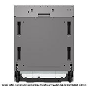 LG QuadWash™ Ugradne parna mašina za pranje sudova sa TrueSteam™ tehnologijom pare, vrata sa automatskim otvaranjem, set za 14 kompleta, ThinQ™  WiFi funkcija, Pogled spreda, DB475TXS, thumbnail 1