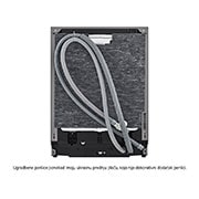 LG QuadWash™ Ugradne parna mašina za pranje sudova, set za 14 kompleta, ThinQ™ WiFi funkcija, Back view, DB242TX, thumbnail 14