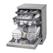 LG QuadWash™ Mašina za pranje sudova sa TrueSteam™ tehnologijom pare, set od 14 kompleta, ThinQ™  WiFi funkcija , Pogled sa desne strane, DF243FVS, thumbnail 12