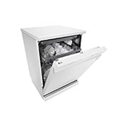 LG QuadWash™ Mašina za pranje sudova sa TrueSteam™ tehnologijom pare, set od 14 kompleta, ThinQ™  WiFi funkcija , right side with utensils stored , DF243FWS, thumbnail 7