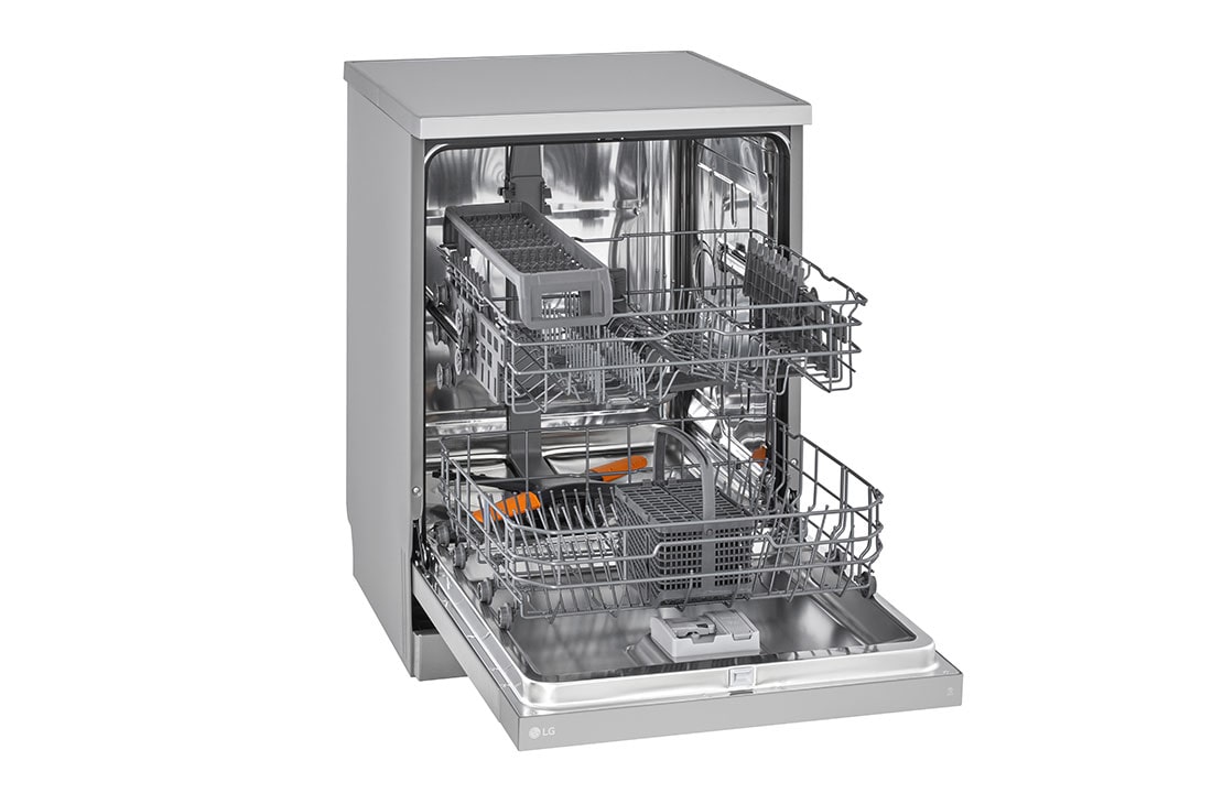 LG QuadWash™ Mašina za pranje sudova, set za 14 kompleta, Left view, DF142FV, thumbnail 5