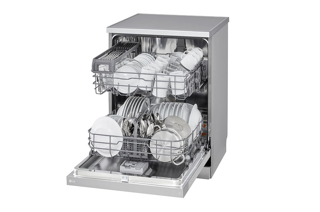 LG QuadWash™ Mašina za pranje sudova, set za 14 kompleta, Right view, DF142FV, thumbnail 9