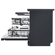 LG QuadWash™ Mašina za pranje sudova sa TrueSteam™ tehnologijom pare, vrata sa automatskim otvaranjem, set za 14 kompleta, ThinQ™ WiFi funkcija, Pogled sa desne strane, DF587HMS, thumbnail 12