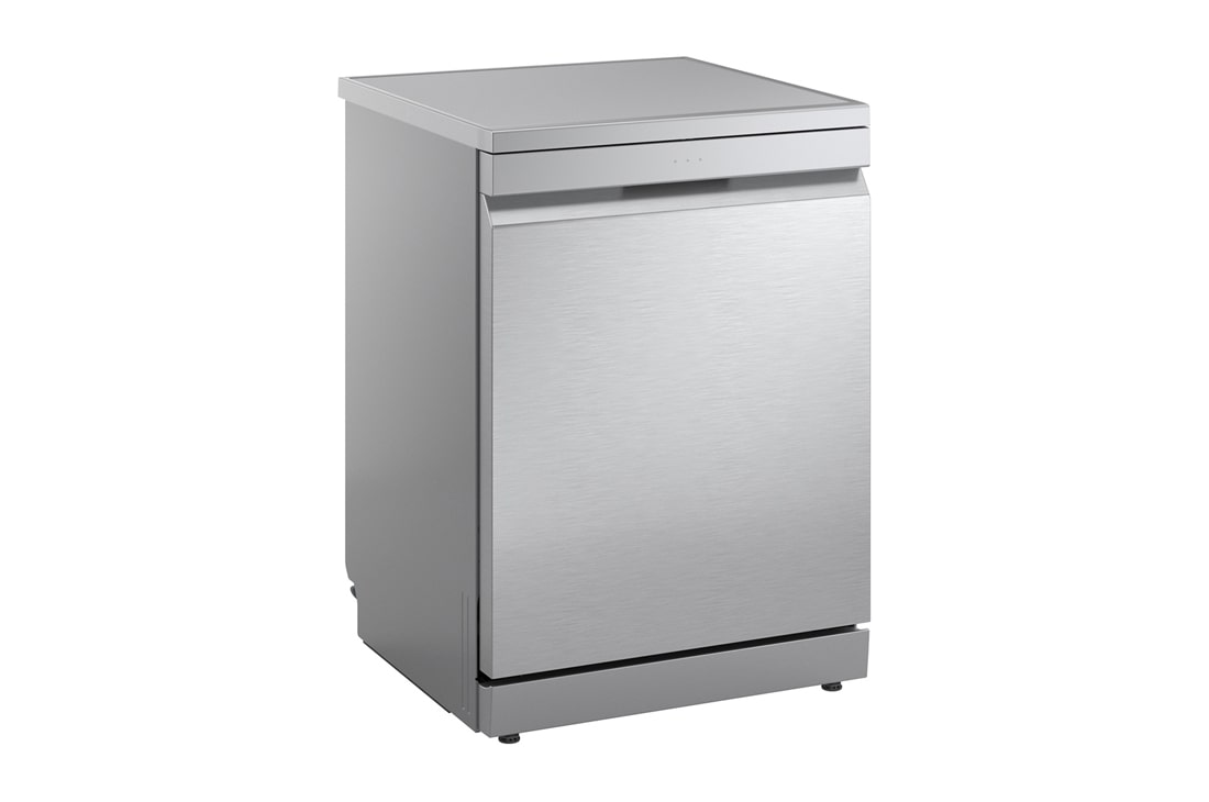 LG QuadWash™ Mašina za pranje sudova sa TrueSteam™ tehnologijom pare, vrata sa automatskim otvaranjem, set za 14 kompleta, ThinQ™ WiFi funkcija, Bočni pogled, DF587HVS, thumbnail 7