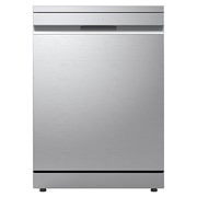 LG QuadWash™ Mašina za pranje sudova sa TrueSteam™ tehnologijom pare, vrata sa automatskim otvaranjem, set za 14 kompleta, ThinQ™ WiFi funkcija, Pogled Spreda, DF587HVS, thumbnail 1