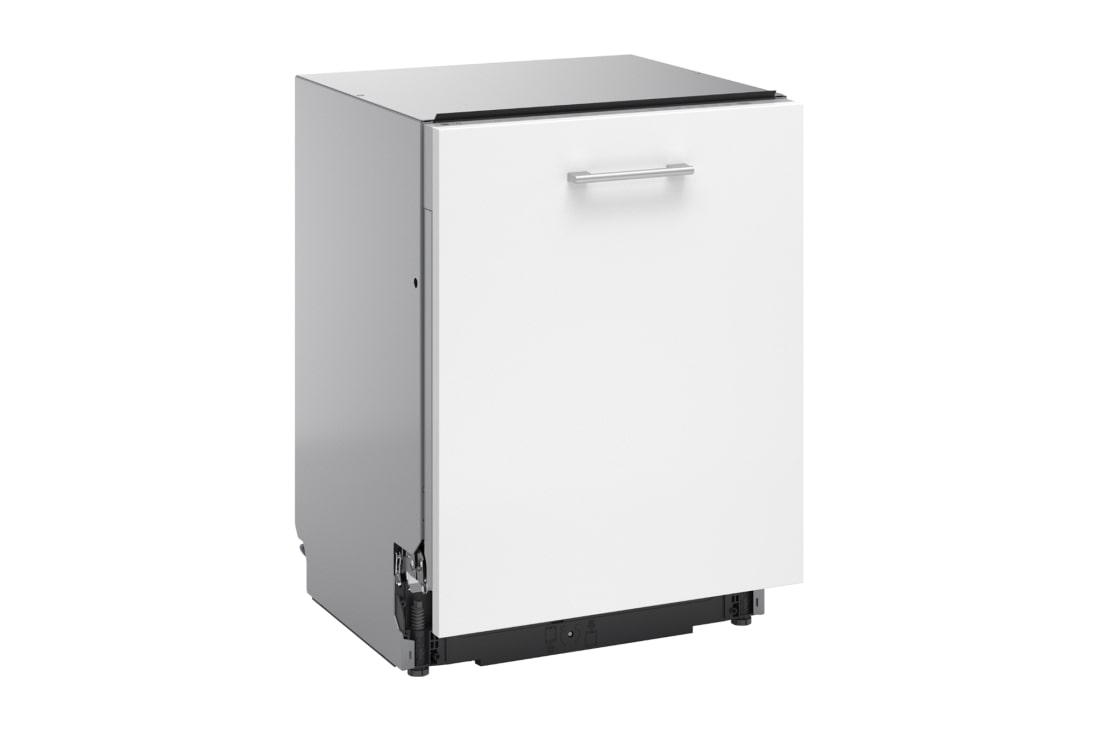 LG QuadWash™ Ugradne parna mašina za pranje sudova sa TrueSteam™ tehnologijom pare, vrata sa automatskim otvaranjem, set za 14 kompleta, ThinQ™  WiFi funkcija, -30 side view, DB375TXS, thumbnail 7