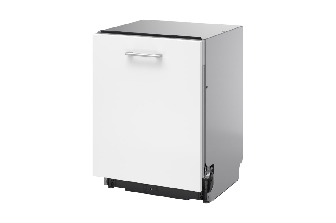 LG QuadWash™ Ugradne parna mašina za pranje sudova sa TrueSteam™ tehnologijom pare, vrata sa automatskim otvaranjem, set za 14 kompleta, ThinQ™  WiFi funkcija, 30 side open view, DB375TXS, thumbnail 11