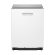 LG QuadWash™ Ugradne parna mašina za pranje sudova sa TrueSteam™ tehnologijom pare, vrata sa automatskim otvaranjem, set za 14 kompleta, ThinQ™  WiFi funkcija, front view, DB375TXS, thumbnail 3