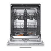 LG QuadWash™ Mašina za pranje sudova, Vrata sa automatskim otvaranjem, set za 14 kompleta, ThinQ™  WiFi funkcija, front open view, DB273TX, thumbnail 2
