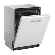 LG QuadWash™ Mašina za pranje sudova, Vrata sa automatskim otvaranjem, set za 14 kompleta, ThinQ™  WiFi funkcija, -30 side open view, DB273TX, thumbnail 8