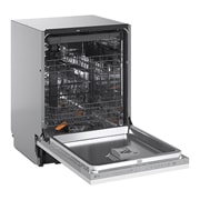 LG QuadWash™ Mašina za pranje sudova, Vrata sa automatskim otvaranjem, set za 14 kompleta, ThinQ™  WiFi funkcija, -30 side open view, DB273TX, thumbnail 9
