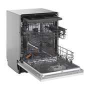 LG QuadWash™ Mašina za pranje sudova, Vrata sa automatskim otvaranjem, set za 14 kompleta, ThinQ™  WiFi funkcija, -30 side open view, DB273TX, thumbnail 10