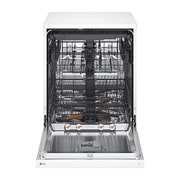 LG QuadWash™ Mašina za pranje sudova sa TrueSteam™ tehnologijom pare, vrata sa automatskim otvaranjem, set za 14 kompleta, ThinQ™ WiFi funkcija, side view with adjustable showcase, DF273FWS, thumbnail 6