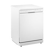 LG QuadWash™ Mašina za pranje sudova sa TrueSteam™ tehnologijom pare, vrata sa automatskim otvaranjem, set za 14 kompleta, ThinQ™ WiFi funkcija, right side with utensils stored , DF273FWS, thumbnail 7