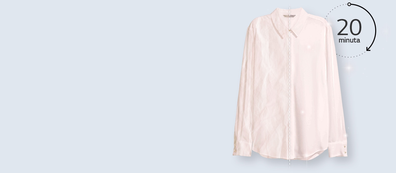 Smanjite izgužvanost i mirise za 20 minuta1