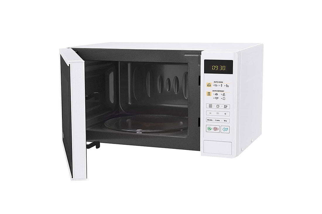 LG mikrotalasne pećnice sa Smart Inverter motorom, kapaciteta 20 litara, sa EasyClean™ slojem, bela boja, Leva strana otvorena bez hrane, MS2042DW, thumbnail 5