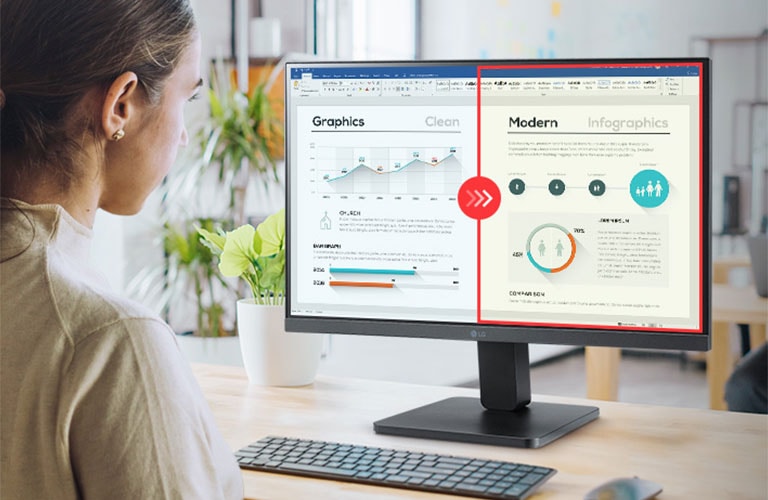 Slika za poređenje na čijoj je desnoj strani režim čitanja primenjen, a na levoj nije.