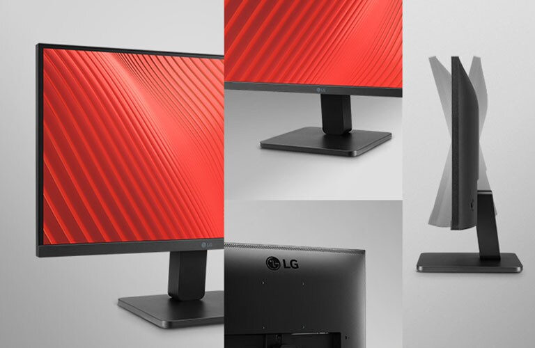 Ovaj ekran ima tanak okvir na tri strane i monitor omogućava podešavanje nagiba.