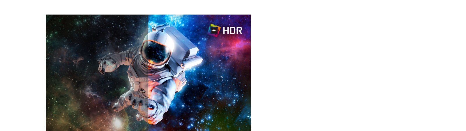 Prikazuje detalje u svetlim i mračnim delovima sadržaja visokog dinamičkog opsega.