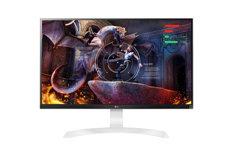 LG 27UD69P UHD 4K monitor, 27UD69P-W, thumbnail 1
