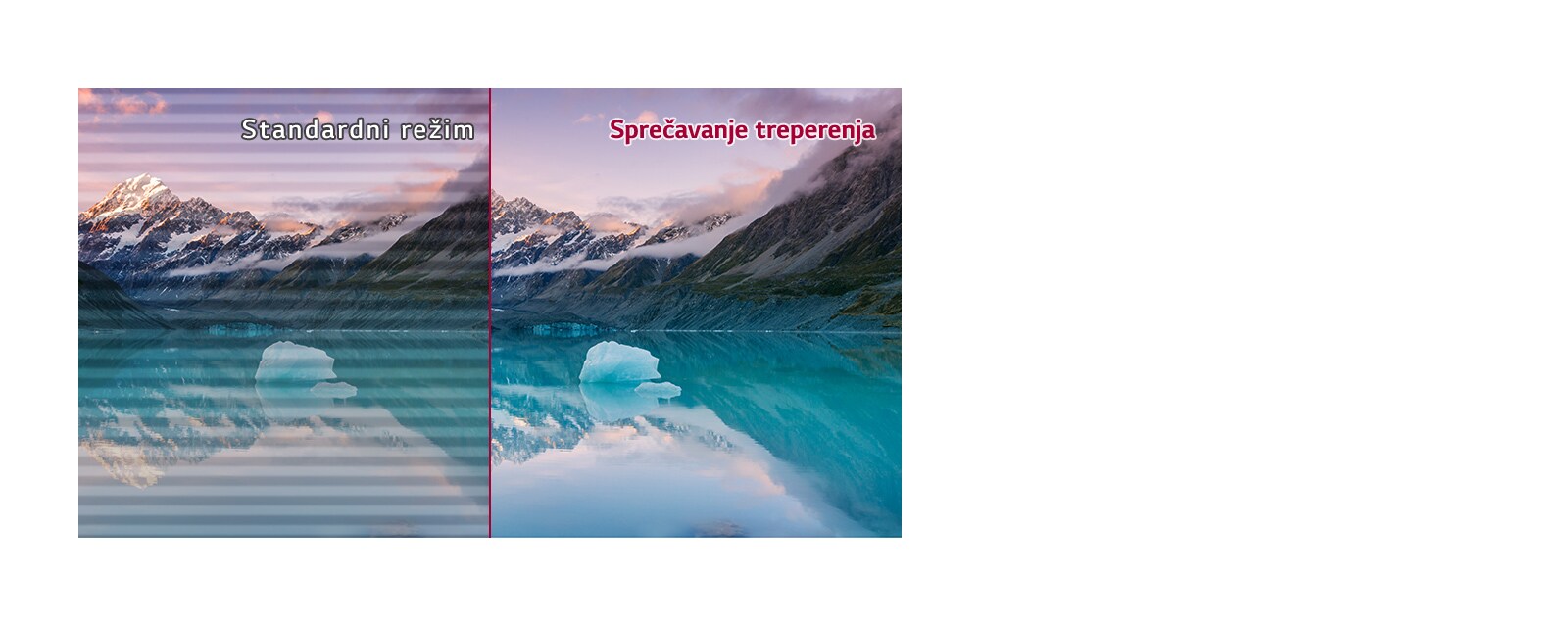 Sprečavanje treperenja – Smanjuje zamor očiju